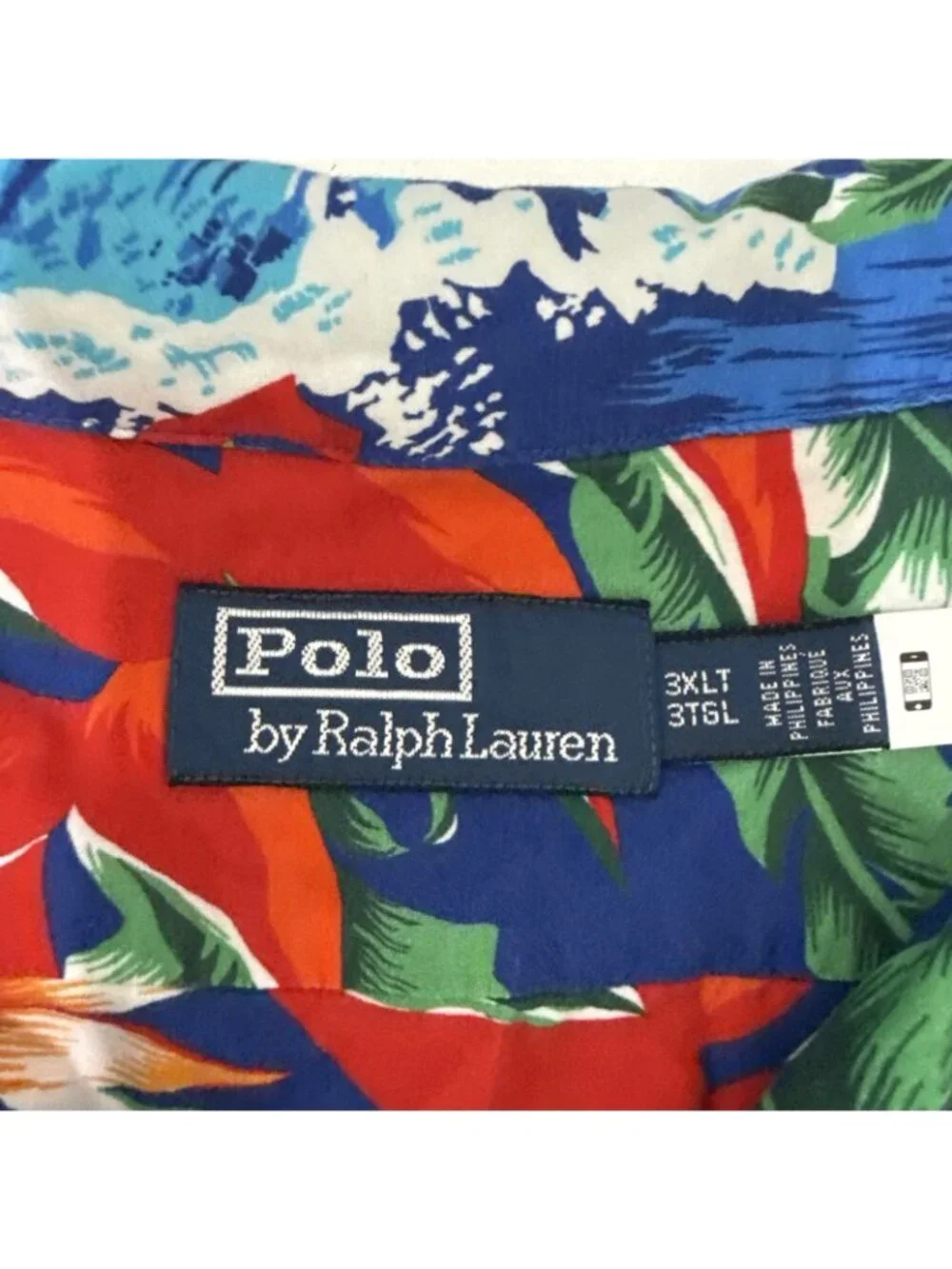 Polo Ralph Lauren Viscose Hoffman Camp Hawaiian Shirt TALL Mens Size 3XLT